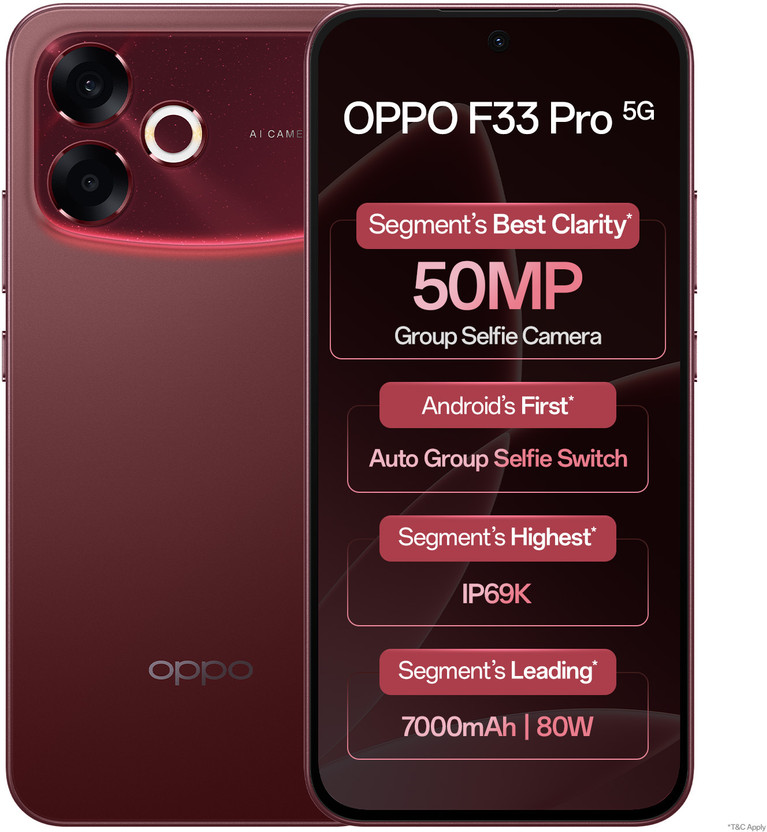 OPPO F33 (Pro 5G, 128 GB)