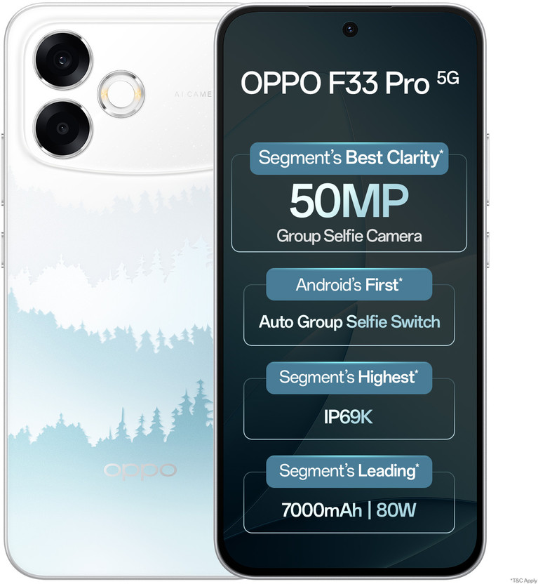 OPPO F33 (Pro 5G, 128 GB)