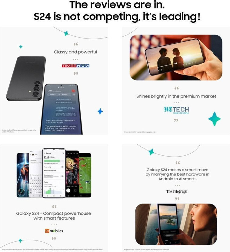 Samsung Galaxy S24 Exynos 5G (256 GB Storage 8 GB R, )